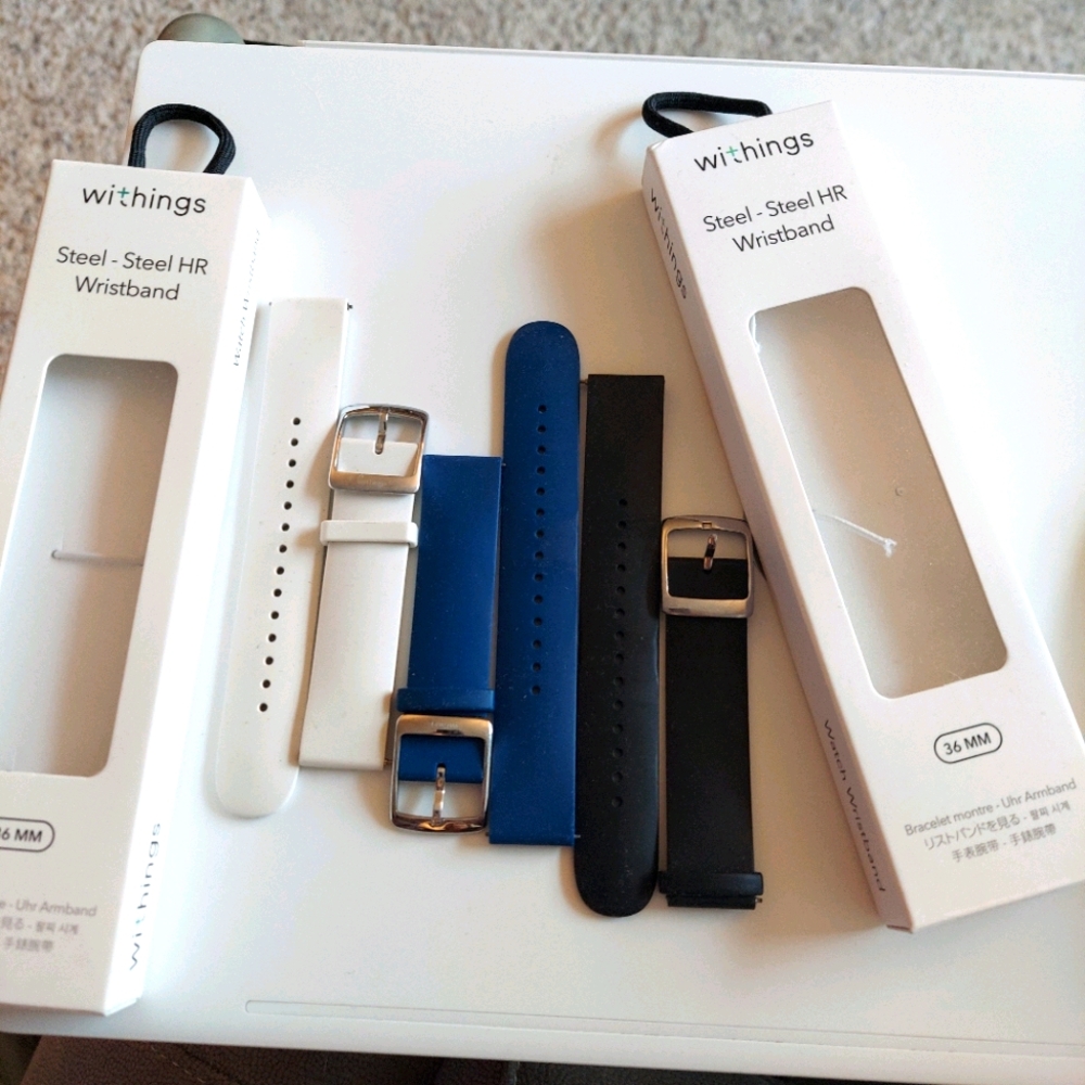 3 withings Wristbands for Nokia watch 36MM.